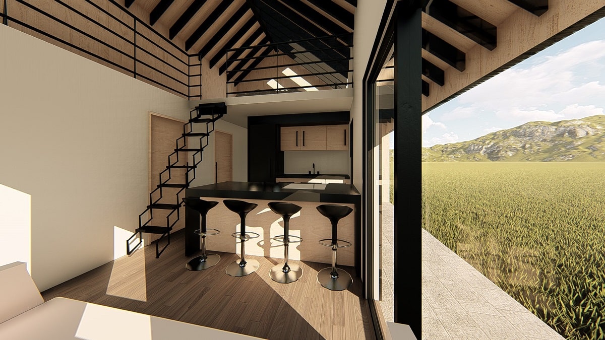 kit austral interior | Casas modulares Prefabricadas Paneles SIP ...